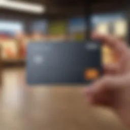 Visual representation of the Apple Card in various retail environments