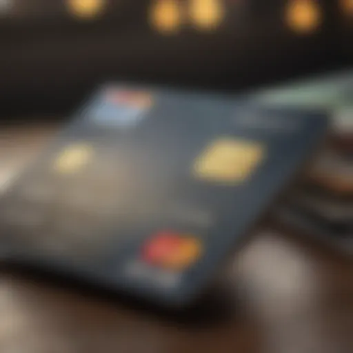 Visual representation of different credit card types