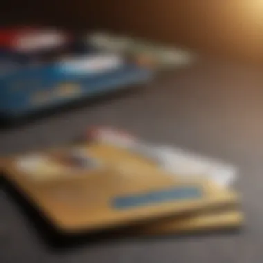 Illustration depicting the features of credit cards tailored for individuals with bad credit.