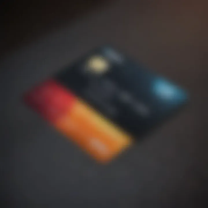 Variety of credit cards with different designs and benefits