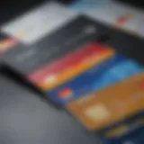 Diverse credit cards showcasing different bank logos