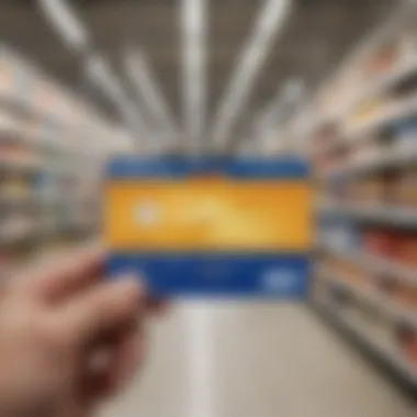 Graphic showing integration of Walmart Rewards Card in personal finance