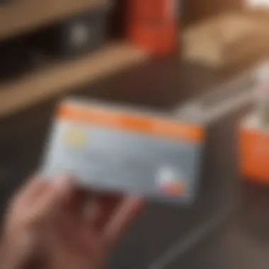 A visual representation of various payment options for the Home Depot credit card