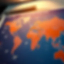 A detailed roadmap illustrating various airline loyalty programs.