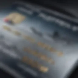 Detailed view of the Navy Federal Airline Credit Card showcasing its design and branding