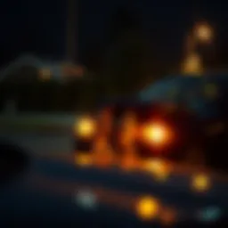 Visual representation of car accident financial implications