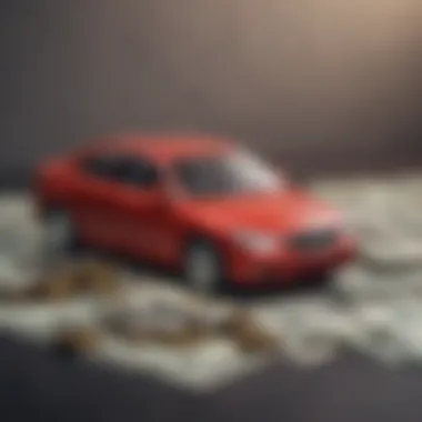 Understanding Total Loan Costs Visual representation of total cost breakdown for a car loan