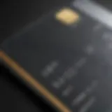 Close-up view of a chipless debit card showcasing its sleek design