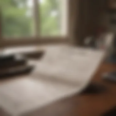 Evaluating Loan Terms A conceptual image of loan documents on a desk