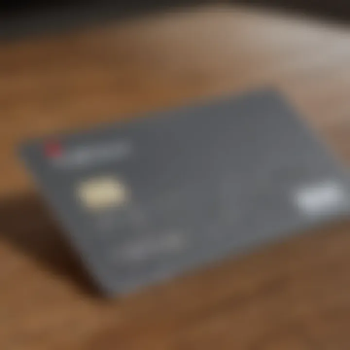 Wells Fargo Business Platinum Credit Card showcasing its sleek design