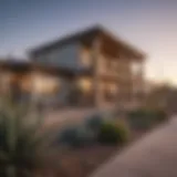 A picturesque view of Yuma housing developments showcasing local architecture