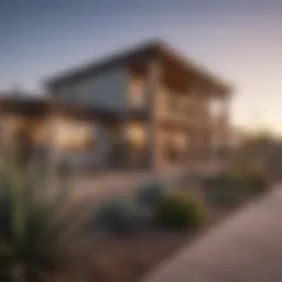 A picturesque view of Yuma housing developments showcasing local architecture